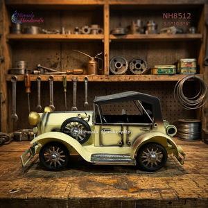 Modèle de voiture en métal moderne NH8509 de NIRMALA HANDICRAFT, artisanat fait main, décoration rétro pour la maison, objet décoratif de table - Product Image 2