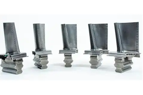 DTEC工場が提供するガスタービンのブレードとベーンモデルTitan130