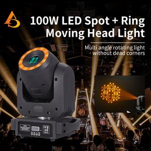 Precio de Fábrica al por Mayor: Luz de Cabeza Móvil LED de Anillo de 100W, Foco LED de Cabeza Móvil - Product Image 2