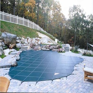 Couverture <span class=keywords><strong>de</strong></span> piscine Filet <span class=keywords><strong>de</strong></span> feuilles d'<span class=keywords><strong>hiver</strong></span> Piscine 500D * 500D Couverture en PVC pour piscine creusée - Product Image 3