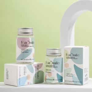 Private Label masticabile Nano idrossiapatite <span class=keywords><strong>dentifricio</strong></span> compresse a base di erbe prodotti per la cura orale solido collutorio compresse sbiancamento dei denti - Product Image 4