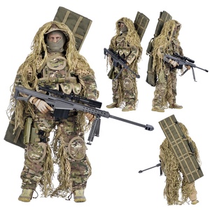 Set de Figuras de Acción Militar Articuladas a Escala 1/6, Modelo de Soldado de Plástico con Equipo, Colección de Juguetes para Niños - Product Image 4