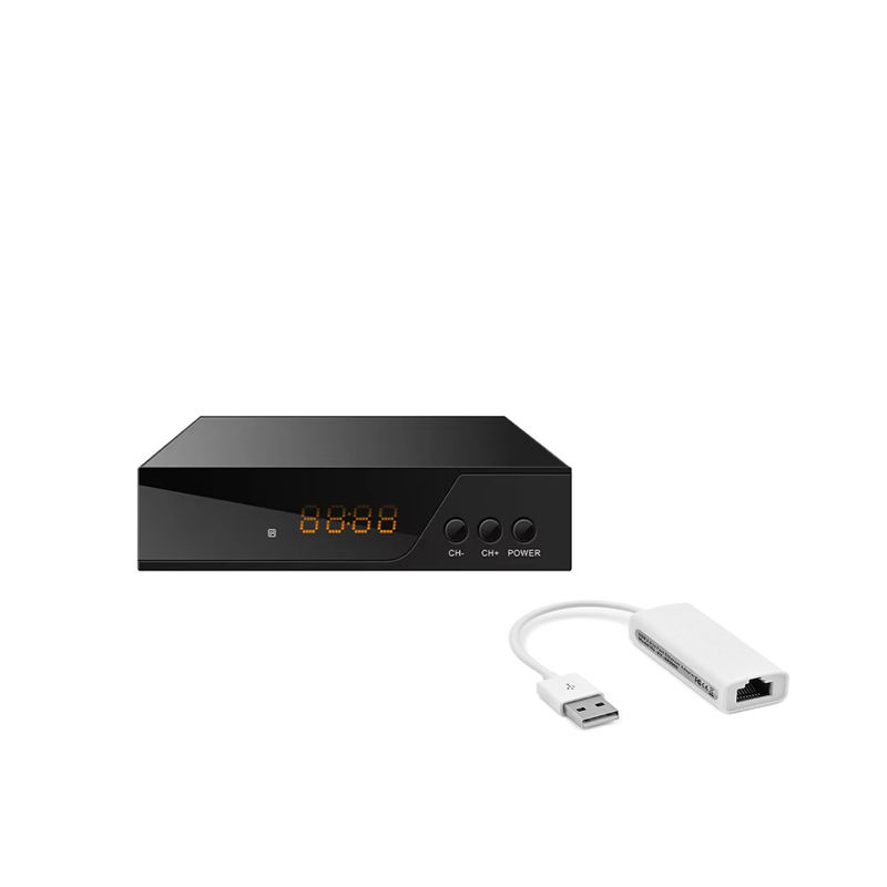 Black STB+USB WIFI Dongle