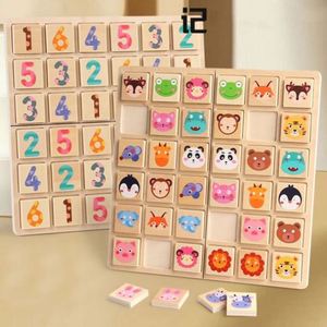 Wholesale Eco-Friendly Pair-Up Board Animal Patterns Brain Development Flipping Interactive Toy Fun Flip Chess <b>Memory</b> Game - Product Image 6