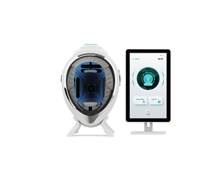 Specchio Magico Intelligente con Analisi della Pelle AI, Rilevatore di Spettro UV e Umidità, Macchina per Analisi della Pelle del Viso da Tavolo, Spina AU/US, LED - Product Image 3