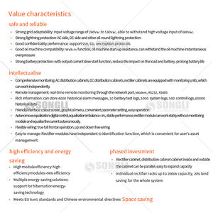 Vertiv Netsure 801 serie R48-5800A/R48-5800e sistema di alimentazione discreta per telecomunicazioni - Product Image 4