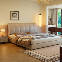 Modernes Verstellbares Ergonomisches Luxusbett - Zweiteiliges Kopfteil Nappa-Leder Queensize-Bettgestell - Direktvertrieb ab Werk