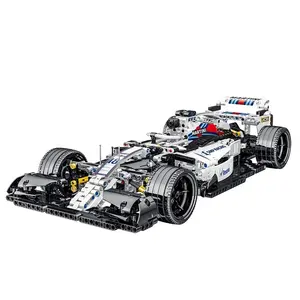 023004 Simulation 1:14 Super Speed Racing Vehicle Model Static Car Building Blocks Toys DIY Toys for Children F1 Building Blocks