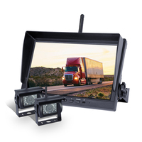 Caméra sans fil arrière arrière voiture caméra 1080P sans fil moniteur voiture Van camion IR inversion caméra de recul vue arrière système de sécurité