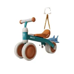 High quality 6 inch kids baby scooter balance bike baby 1-3 years old 2 birthday gift walker toy car without pedal balance car