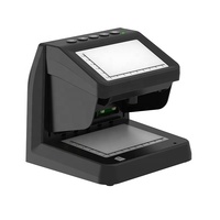 Haute qualité grand écran LCD multifonction contrefaçon monnaie détecteur d'argent UV + MG + WM + IR loupe détection détecteur de facture