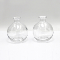 Offre Spéciale – Bouteille Diffuseur d'Arômes Sphérique en Verre Transparent Premium 250 ml avec Bâtonnets et Décorations en Liège