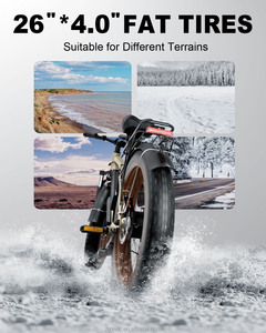 סין ZEEGR 48V 2000W 22.4Ah Ebike קדמי השעיה Mtb אופניים חשמליים שומן צמיג אופני הרים חשמליים - Product Image 6