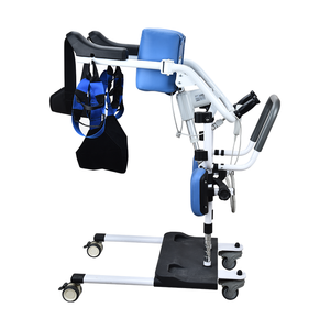 Chaise de transfert électrique pour personnes âgées handicapées |   Équipement de réadaptation à hauteur réglable, capacité de 125 kg, robuste - Product Image 3