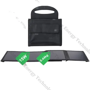 Factory 15w 20W 21W mini solar panel 5v smallest power foldable solar panels phone laptop bag charger for outdoor use