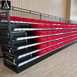 Gradas retráctiles automáticas móviles <span class=keywords><strong>de</strong></span> 6 filas, gradas retráctiles <span class=keywords><strong>para</strong></span> interiores, gradas <span class=keywords><strong>para</strong></span> gimnasio, gradería, asiento, telescopio, grada - Product Image 2