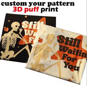 Dtg 프린트 티셔츠 스트리트웨어 그래픽 티셔츠 빈 특대 티셔츠 하이 퀄리티 산성 세척 티셔츠 300 Gsm 플러스 사이즈 DTG 티셔츠 - Product Image 3