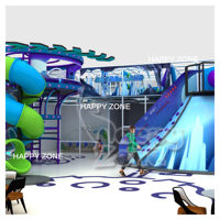 Weltraum-Themenpark mit mehreren Ebenen, Indoor-Spielplatz, maßgeschneiderter Abenteuerpark für Kinder, Röhrenrutschen, Kletterturm, Go-Kart-Strecke