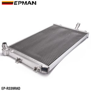 EPMAN-Radiador de refrigeración de 2 filas para VW Golf <span class=keywords><strong>GTi</strong></span>/MK5/A5 MT 06-10, de aluminio, doble núcleo, de carreras, de aluminio completo, de 2 filas, para VW <span class=keywords><strong>GTi</strong></span>/MK5/A5 MT 06-10, de la marca EPMAN - Product Image 3