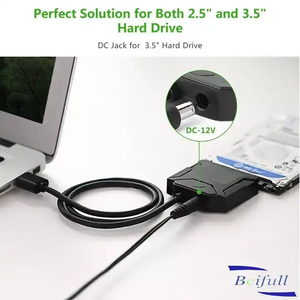 <strong>USB</strong> 2.0/3.0 to SATA Adapter Hard Drive Converter Cable for 2.5&quot; 3.5&quot; HDD SSD - Product Image 4