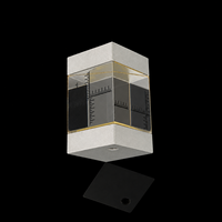 Prisme cube optique de haute précision en verre avec revêtement AR pour système optique d'alignement laser