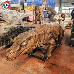 Sculpture de lézard <span class=keywords><strong>robot</strong></span> animatronique éducatif de grande taille de haute qualité personnalisée pour les enfants, utilisation en extérieur - Product Image 5