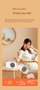 <strong>Desktop</strong> PTC <strong>Mini</strong> <strong>Heater</strong> Adjustable Element Heating Small Portable USB Space Fan <strong>Heater</strong>