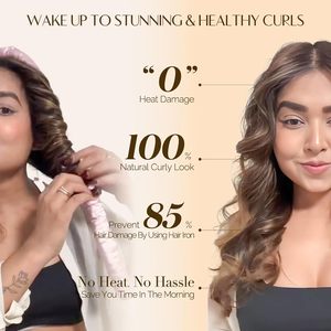 무열 컬링로드 머리띠 수면 없음 열 밤 컬링 머리띠 자연 웨이브 헤어 소프트 컬러 세트 만들기 - Product Image 3