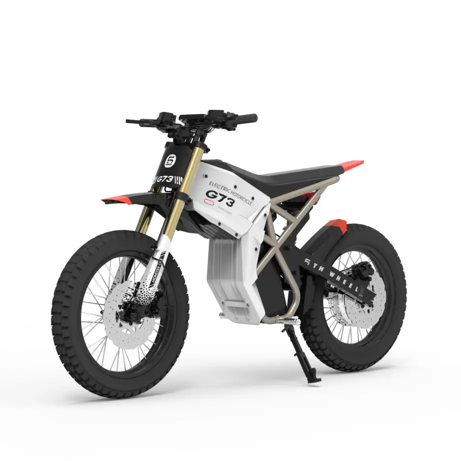 Moto tout-terrain électrique Sir Ron de 80 km/h Motos tout-terrain pour adultes Moto électrique d'Enduro Moto