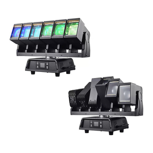 Dernier modèle de projecteur de scène à tête mobile LED 6*60W Thousand Hand Guanyin, à focalisation <span class=keywords><strong>et</strong></span> déplacement contrôlés par points, effet matriciel - Product Image 3