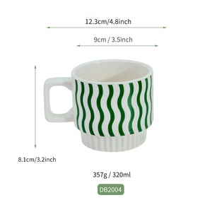 Mug à café en céramique et porcelaine grande capacité pour couple, style INS, haute qualité, pour homme, usage domestique, personnalisable, résistant aux hautes températures - Product Image 4