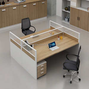 Furniture Working Station Shared Partition <strong>Computer</strong> Desks <strong>Table</strong> Modern Staff <strong>4</strong> 6 Seater Office Workstation Executive Office Desk - Product Image 1