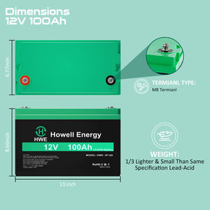 12V 12.8V 24V 36V 48v卡车汽车家用锂电池，采用4000循环环保UN38.3 IEC62619批准 - Product Image 3