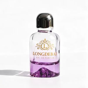 Botella de Perfume de Vidrio Negra de Lujo, Vacía, Transparente, Redonda, Cilíndrica, de 30ml, 50ml, 100ml, con Caja - Product Image 3