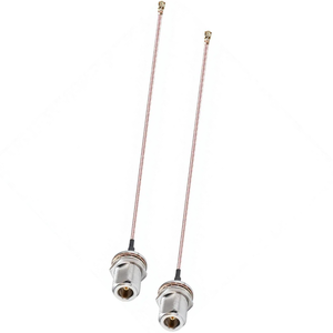 Cable de Conexión Mini PCI UFL a Tipo N Hembra de 10 cm RG178 para Tarjeta WiFi - Product Image 1