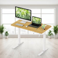 Meubles de bureau écologiques, table de bureau en bambou massif, bureau debout en bambou, bureau debout Ecoamx