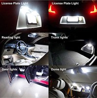 12v t10 w2w canbus lumière led T10 3014 18SMD w5w t10 194 voiture LED intérieur Wedge Position lecture Signal dégagement porte dôme lumière