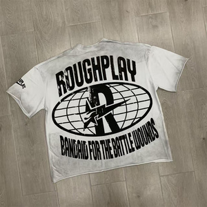 Camiseta de Hombre RoughPlay 100% Algodón de Punto, Estampado Digital, Corte Regular, Manga Corta, 300g, Transpirable, Antiencogimiento, Venta al por Mayor - Product Image 3