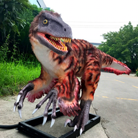 Dragon volant mécanique blindé, modèle animatronique sur mesure pour les parcs d'aventure