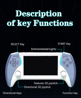 Project X Pro Consola de juegos portátil de mano Pantalla HD de 4,3 pulgadas Reproductor de bolsillo Luz RGB Fuente abierta WI-FI 3200mAh Consola de video
