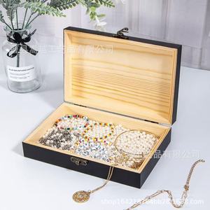 Retro Wooden <b>Memory</b> Box Rectangular Jewelry Storage Decorative Souvenir Box For Home Wedding <b>Gift</b> - Product Image 4