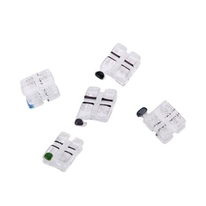 Meest Populaire Tandheelkundige Heldere Monokristallijne Saffier Mini Roth Orthodontische Beugels - Product Image 1