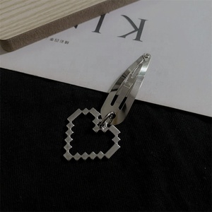 YANE yeni kızlar donanım saç aksesuarları hakkında kalp saç tokası serin stilleri BB klip kenar klip trendy - Product Image 6