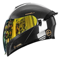 Casque de moto modulaire homologué DOT, visière double, ABS+EPS, déverrouillage rapide, toutes saisons, modèle intégral LV115