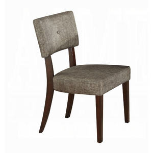 Lot de 2 chaises de salle à manger DB en tissu gris Drake et finition expresso - Product Image 5
