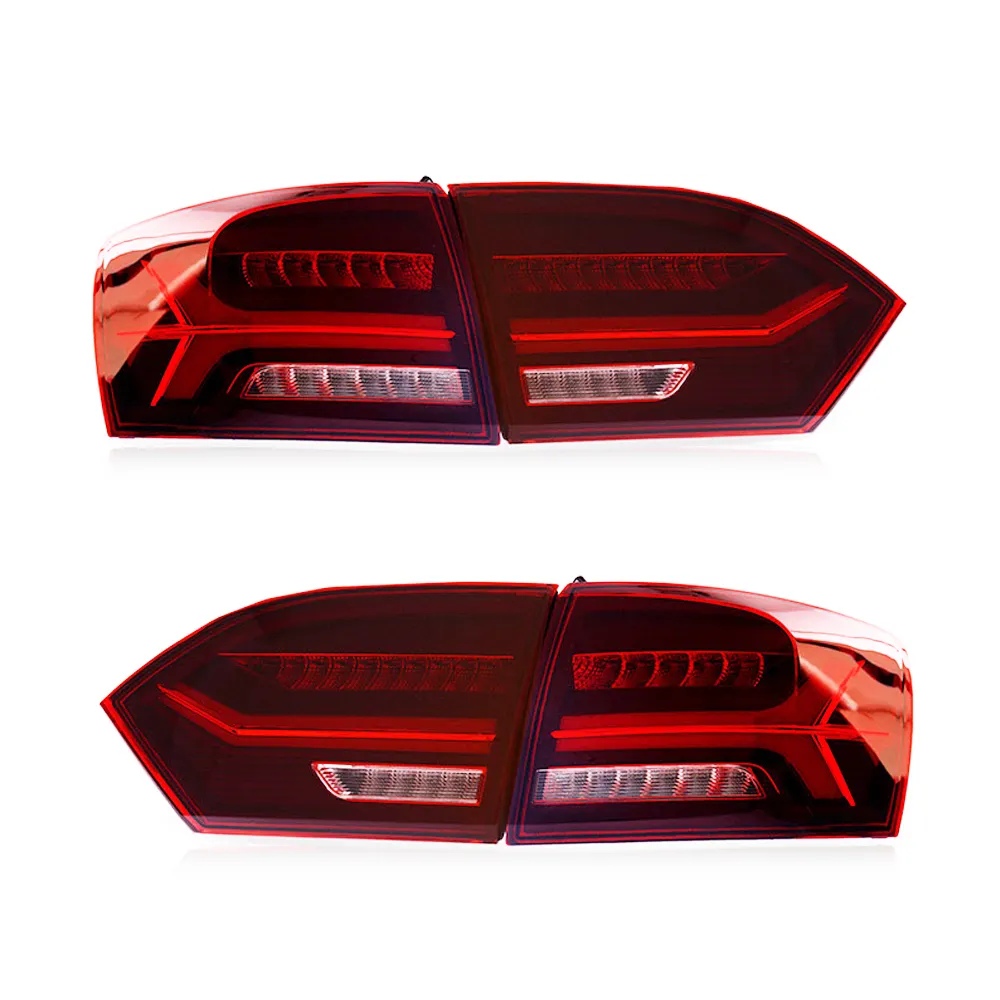 Fanale posteriore dell'automobile LED fanale posteriore per Volkswagen Jetta 2012 2013 2014 MK6 posteriore fendinebbia luce di stop retromarcia dinamica indicatore di direzione
