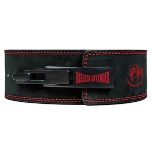 Leather Power Lifting Lever <b>Buckle</b> <b>Belt</b> 13mm Power Weight 4 Inch Lumbar Back Support Great for Strongman Bodybuilding Deadlift - Product Image 2