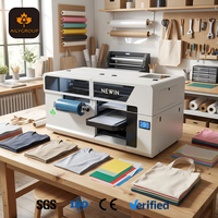 Mesin Printer Inkjet UV Otomatis 2-in-1 A3 dengan Laminator Kondisi Baru Mesin Cetak Flatbed dengan Cetak Roll Film Stiker DTF