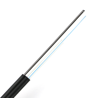 Câble de branchement FTTH GJYXFCH 2, 4, 6, 8 fibres monomodes G657A1 G657A2 avec renfort FRP pour installation aérienne extérieure