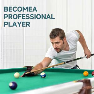 عصي بلياردو مخصصة مباشرة من المصنع، 58 بوصة، من خشب القيقب الكندي الصلب، رأس 13 ملم، وصلة شعاعية للمنزل والنادي - Product Image 6